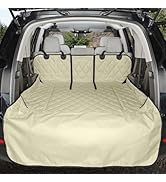 4Knines SUV Cargo Liner for Fold Down Seats - 60/40 Split and Armrest Pass-Through Compatible - U...