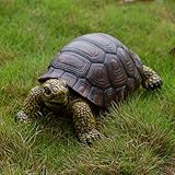 SHAODIE Garden Turtle Statue, Large Resin Tortoise Sculpture, 13L x 8.6W x 5.5H inches, Outdoor Yard Lawn Ornament,Home Decor