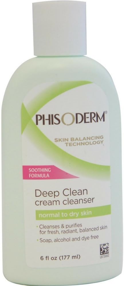 pHisoderm Cream Cleanser for Normal to Dry Skin, 6 oz (177 ml)
