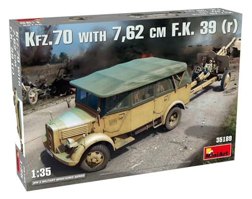 Miniart 1:35 Kfz.70 Camion militaire allemand avec canon FK 39 R