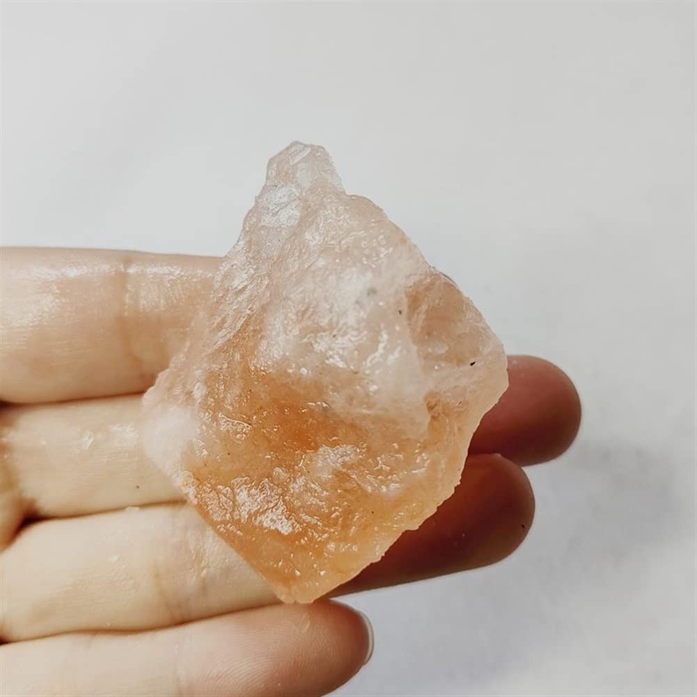 decoración de la habitación Joyería de piedra Cristales y piedras naturales Cristal natural Sal naranja Piedra cruda Sin fuego Difusión aromática Piedra Decoración Desmagnetización Piedra Acuario 3-4