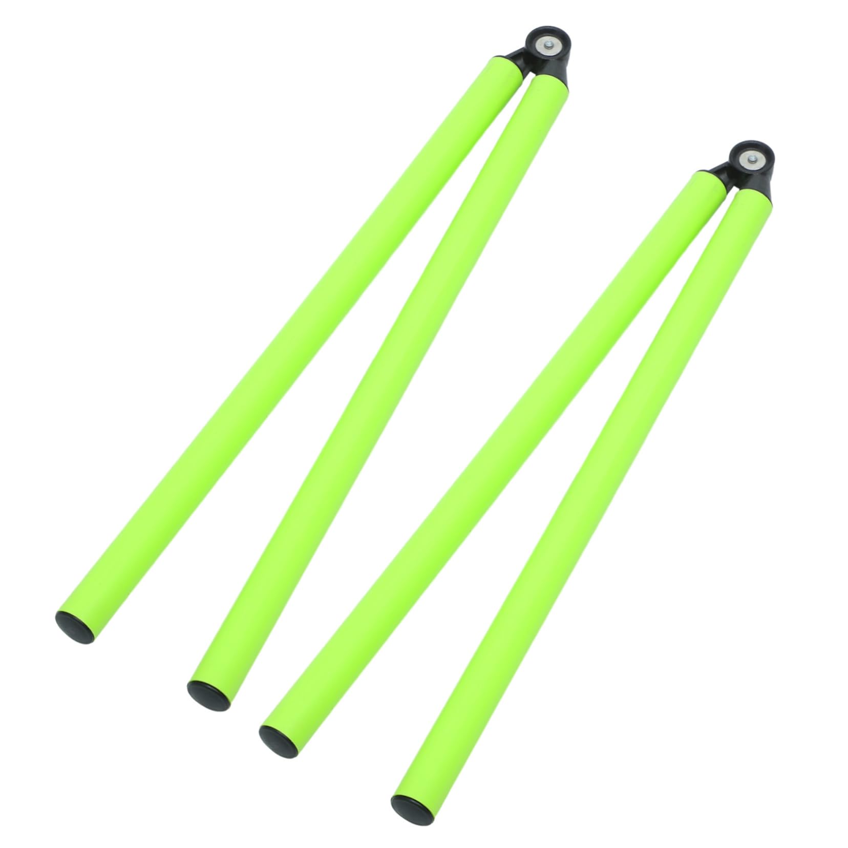 BESPORTBLE 2pcs Outdoor Basketball Soccer Training Sign Poles Durable Agility Practice Rods for Field Competition Lightweight for Athletes Design