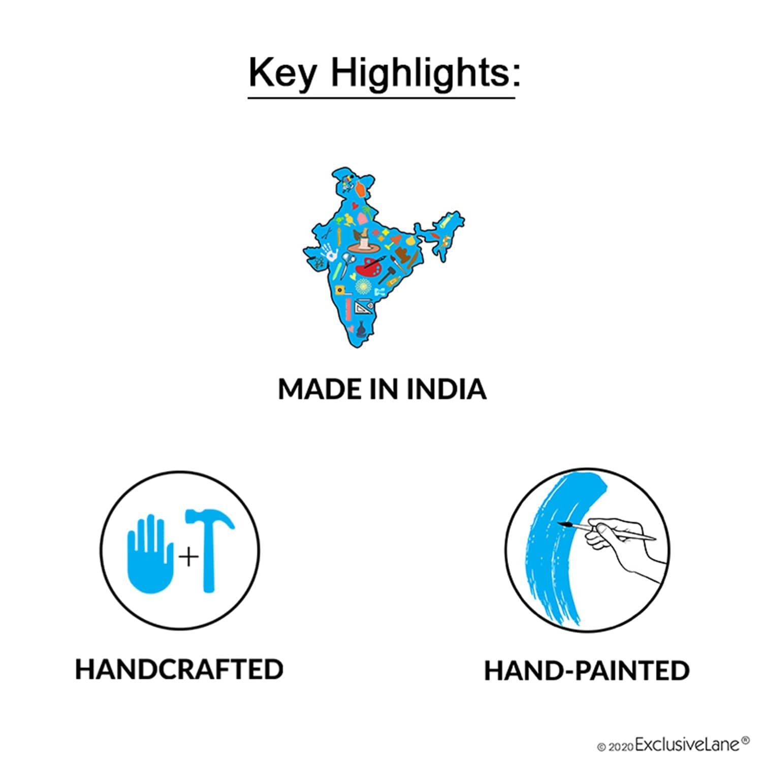 ExclusiveLane 'in-Key' Madhubani Handpainted Key Holder for Home Décor Stylish (6 Hooks, Sheesham Wood) |Keychain Holder Key Hangers for Wall Décor Key Stand for Home Wall Decorative Wooden Hanging 1
