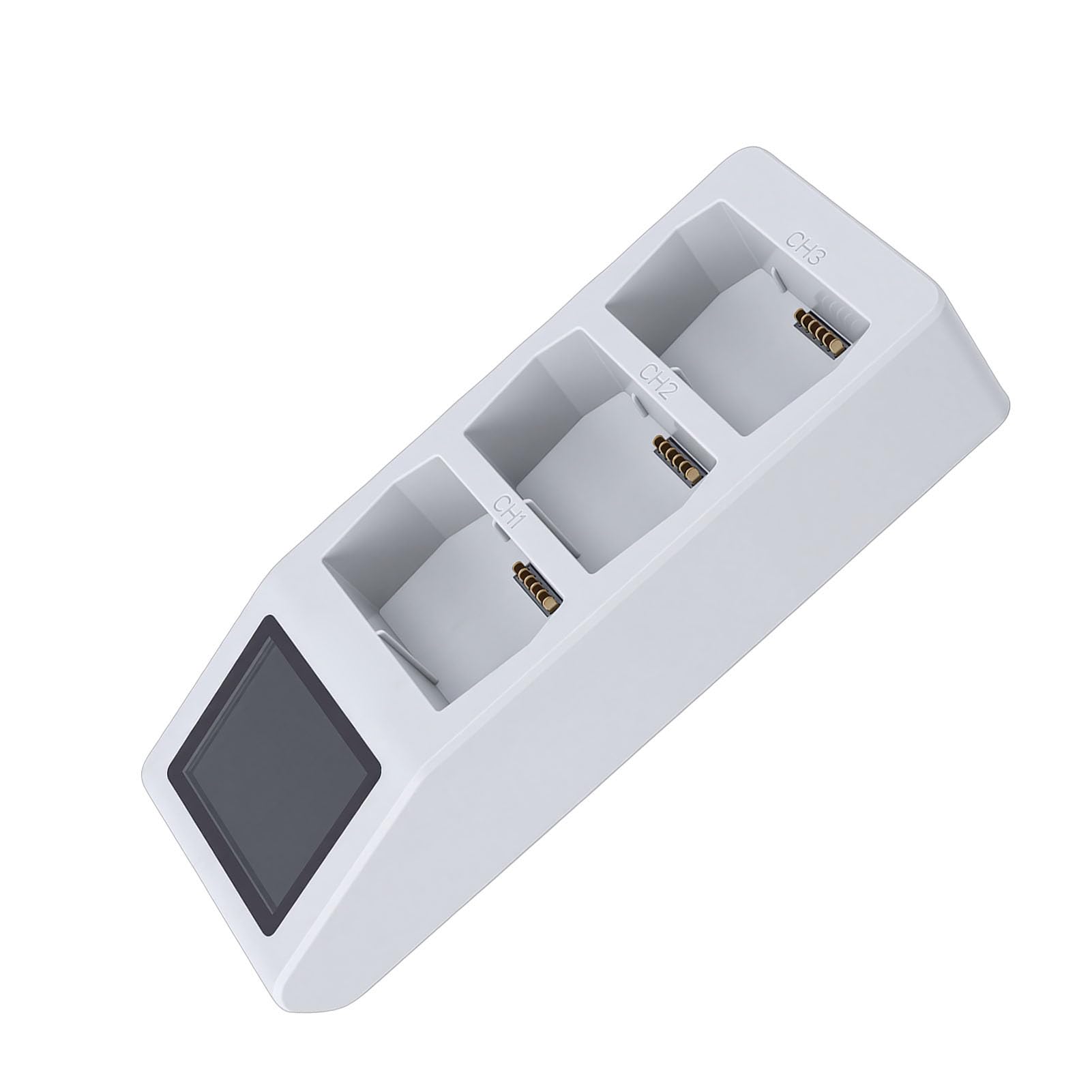 Rosvola Chargeur de Batterie Parallèle LCD pour Drone Mini5 Pro, Interface USB C 65 W, Hub de Charge pour 3 Batteries avec écran d'affichage, de la capacité de la Batterie