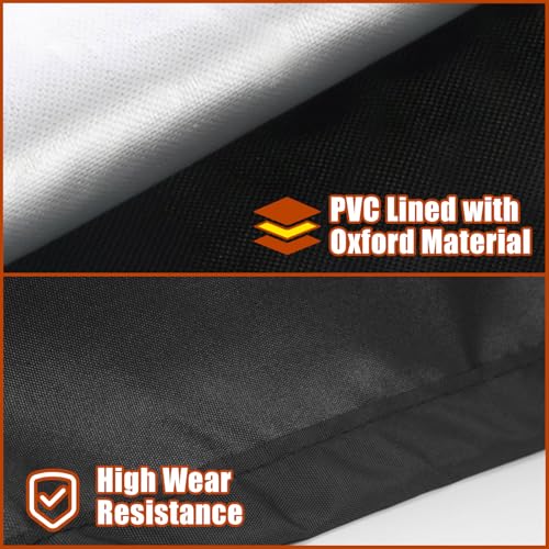 vchin 48 Inch Grill Cover, BBQ Grill Cover for Outdoor, Compatible with Weber, Char-Broil, Nexgrill, Brinkmann, and Dyna-glo, Waterproof, Windproof, and UV Resistant by vchin - Image 6