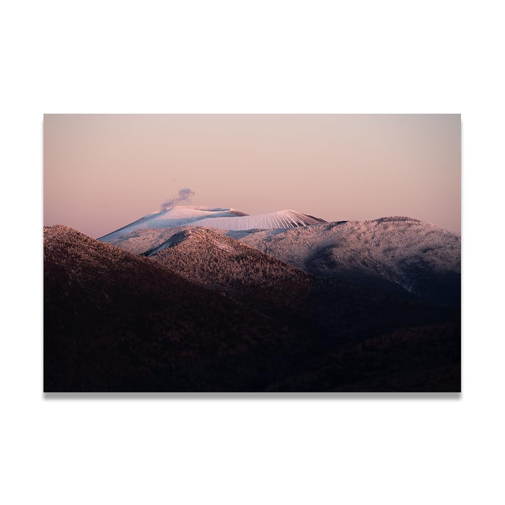 VHdfgTY The Chill Of The SnowSerene Mountain Landscape Canvas Wall Art Nature Wall Decor for Home 20x30cm Unframed