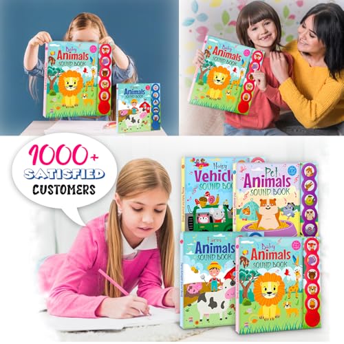 Image of Baby Animal Sound Book for Kids and Toddlers | Interactive Learning with Realistic Animal Sounds | Fun and Educational Storytime Book