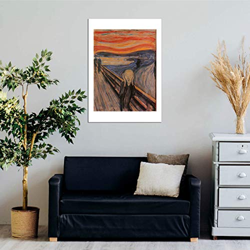 Affiche The Scream Edvard Munch Résolution Contre les Reflets - 2