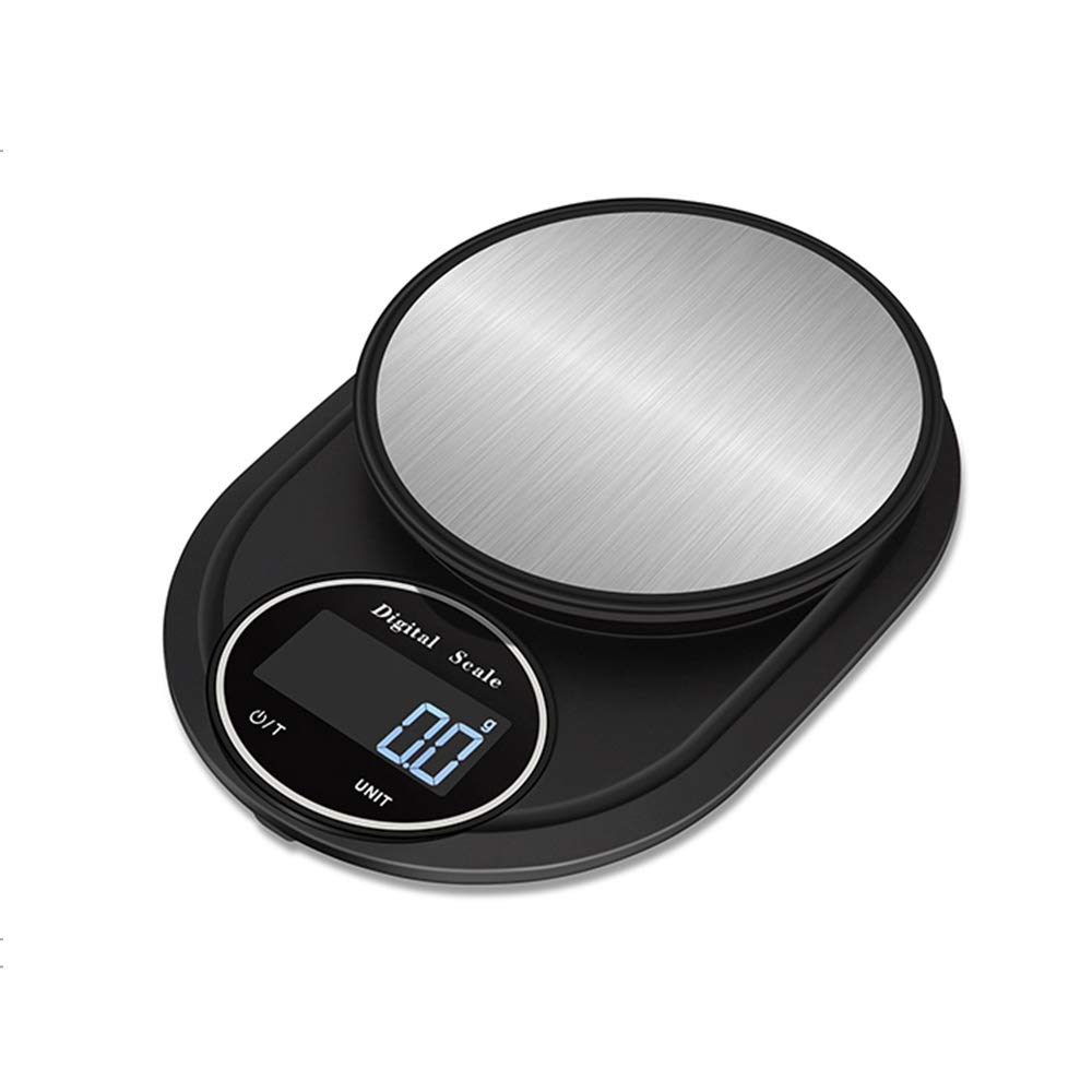 SaryEdge Food Scale Rechargeable Digital Kitchen Highly Accurate Multifunction Household Scales Stainless Steel Plates Precise And Tare Function Electronic For Cooking Baking,5kg/0.1g