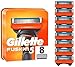 Gillette Fusion 5 Cuchillas de Afeitar Hombre, Paquete de 8 Cuchillas de Recambio