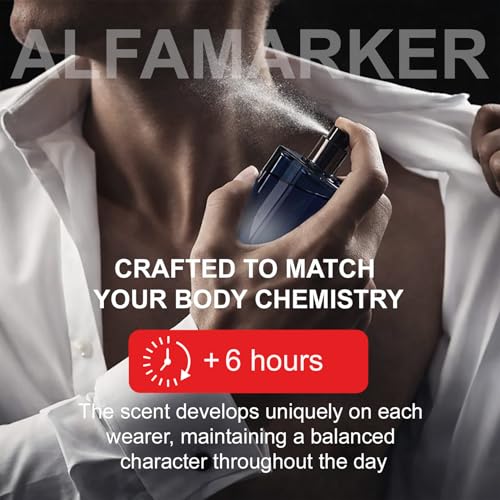 Image of Pheromone Cologne for Men Power. Pheromones Infused Perfume for Men. Long Lasting Formula. Premium Scent Spray Travel Size 0.66 Fl Oz (20ml)