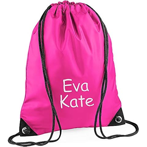 Personalised Embroidered Drawstring Gym Bag Cover