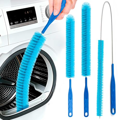 Dryer Vent Cleaner Kit,Dryer lint Brush 3Pack Home Improvement Essential Cleaning Tools, Up to...