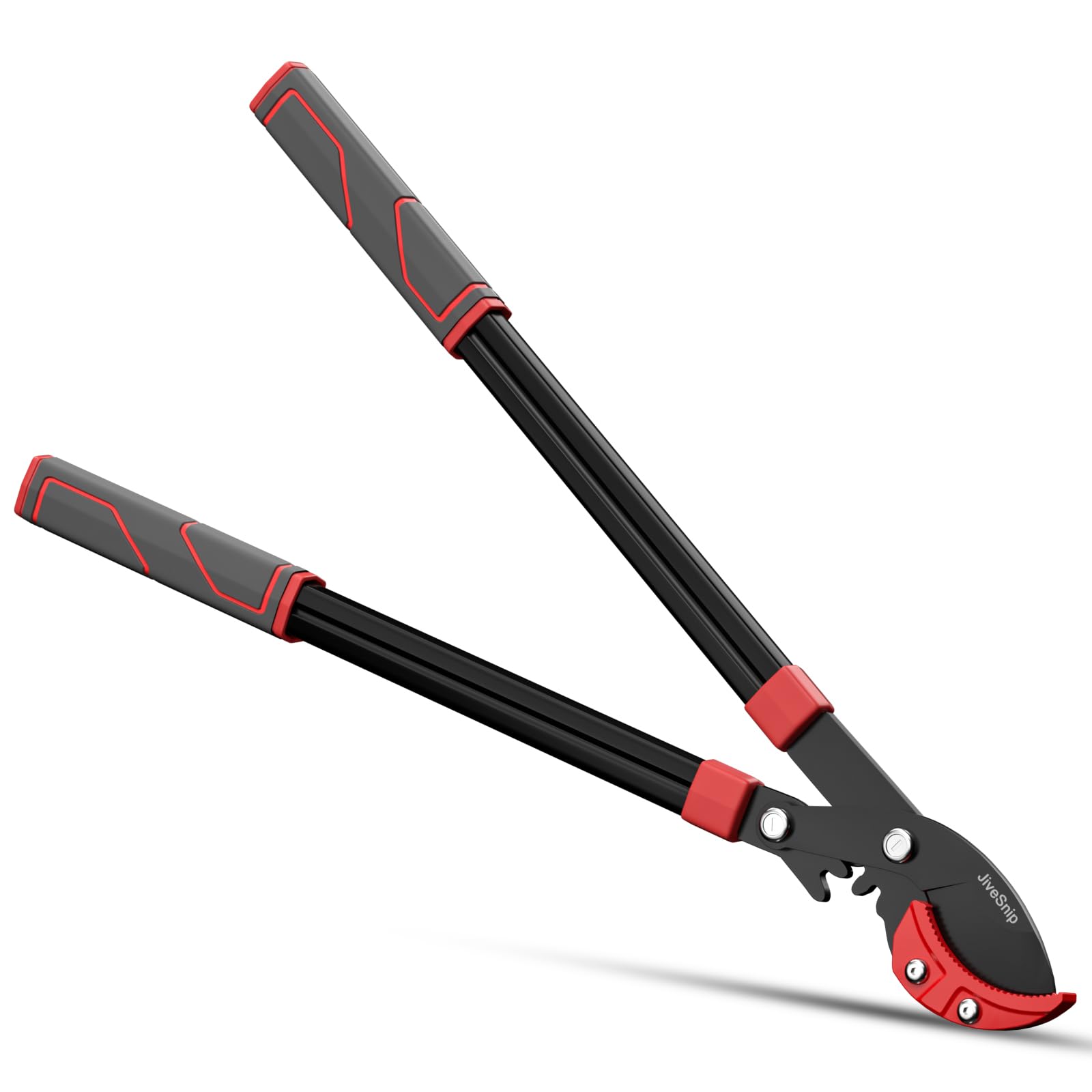 JiveSnip Sécateur de Jardinage Robuste, Coupe-Branches Avec Structure à Engrenages, Lames SK5 Avec Revêtement en Téflon, Poignées en Alliage D'aluminium
