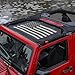 JeCar for Jeep JK Sunshade Mesh Top Mesh Top Sun Shade JK Front Sunshade UV Protection for 2007-2018 Jeep Wrangler JK 2Door and 4 Doors, American Flag