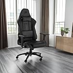 Corsair TC100 Relaxed Gaming Chair - Leatherette - Racing-Inspired Design - Lumbar Pillow - Detachable Memory Foam Neck Pillow - Adjustable Seat Height - Adjustable Armrests - Black - Image 5