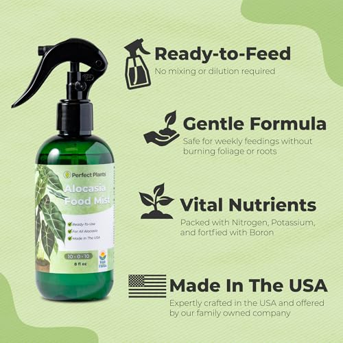 Alocasia Food Mist Spray Fertilizante Líquido 8 fl oz miniatura 5