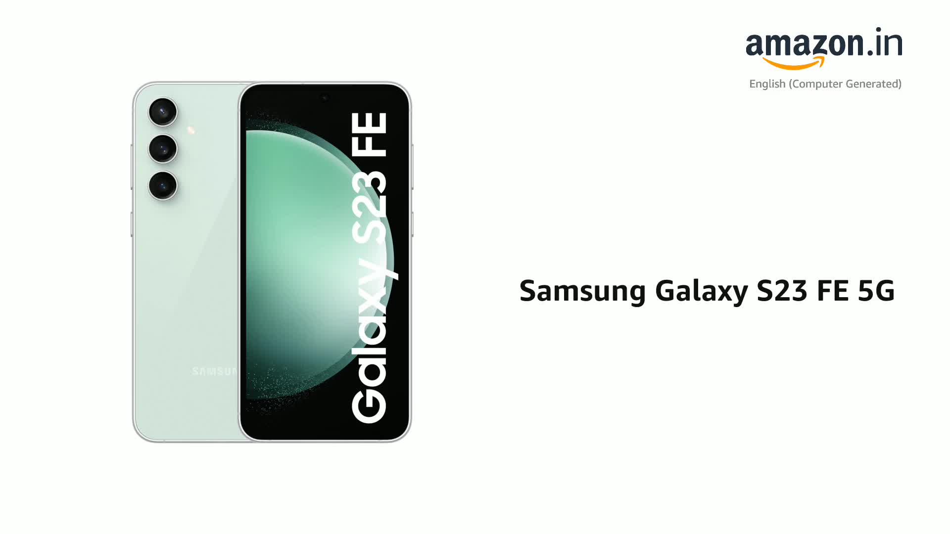 Refurbished) Samsung Galaxy S23 FE 5G (Mint, 8GB, 256GB Storage