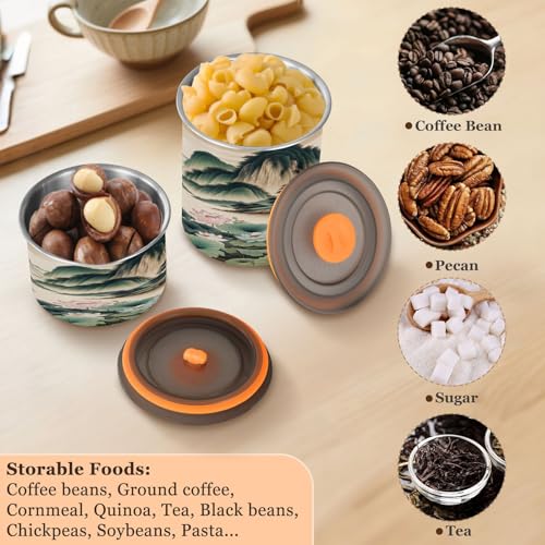 Recipiente hermético de acero inoxidable para café 30 oz miniatura 5
