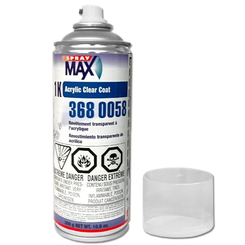 SprayMax 3680035 Metallic Black 2K Spray Paint