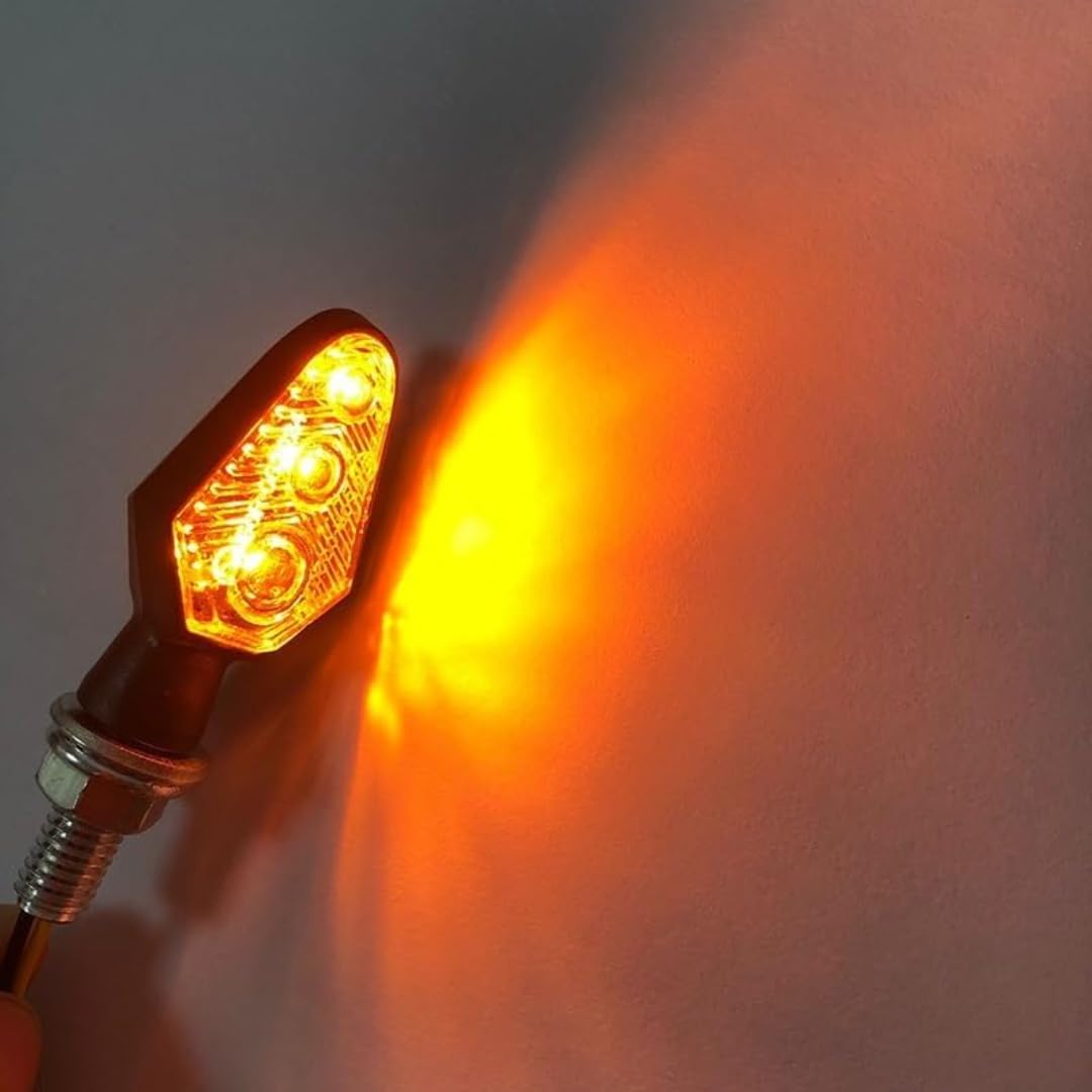 Mini Indicatori di Direzione Indicatori di direzione per moto Per BMW F800GT K1200R, luci LED per moto Per Ambra 8mm, Per Mini indicatori di direzione 12V, luci LED universali