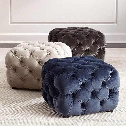 Banc à chaussures en velours doux, confort moelleux 6 couleurs