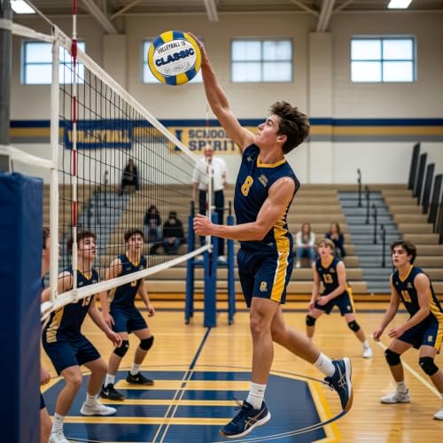 Image of Official Size 5 Volleyball for Indoor & Outdoor Play | Soft Touch PU Ball | Waterproof Training & Match Ball | Durable Sports Equipment for Kids, Teens & Adults