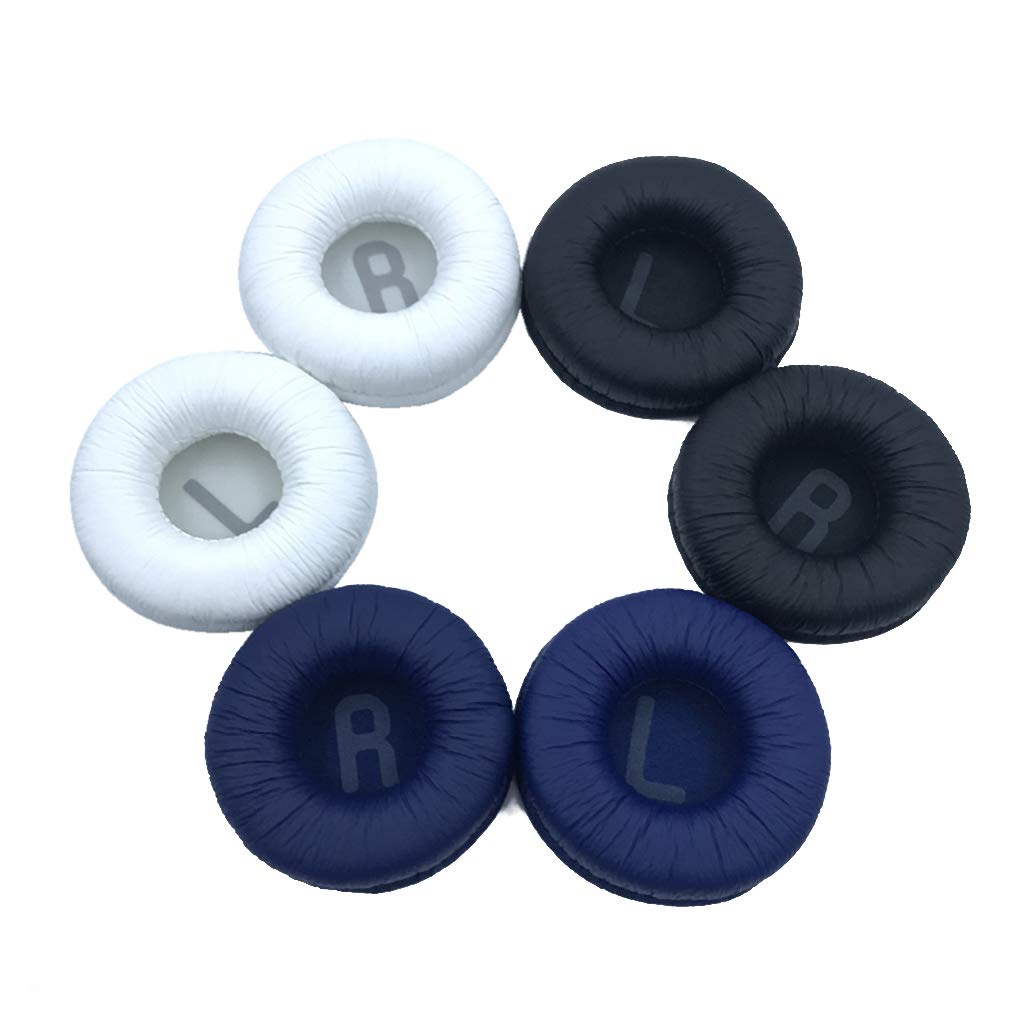Cuscinetti di ricambio in schiuma per cuffie JBL Tune600 ,T500BT ,T450, T450BT, JR300BT da 70 mm