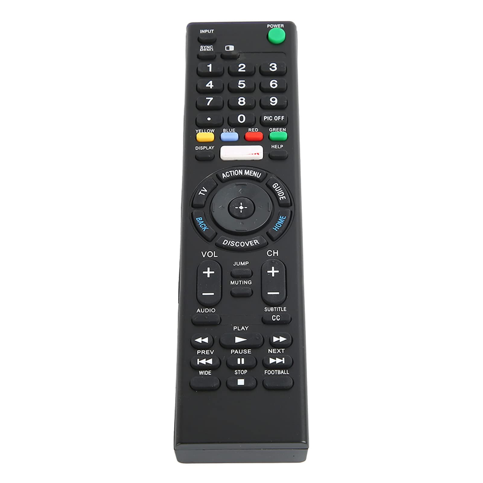 Remote Control, TV Remote Controller RMT TX100U Easy to Read Wear Resistance for XBR 75X850C for XBR 75X940C for XBR 65X810C for ZBR 65X900C