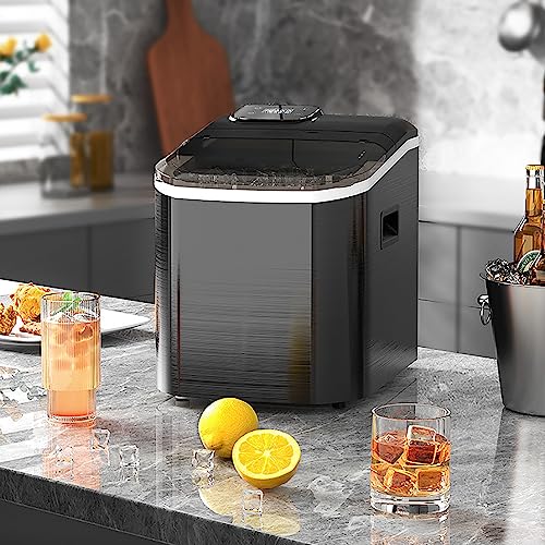 Máquina para hacer hielo con dispensador, tamaño ajustable miniatura 7