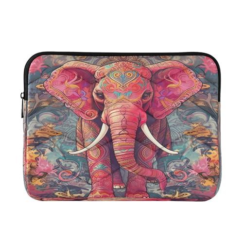 Funda para portátil Kigai Ethnic Elephant 15-16 pulg
