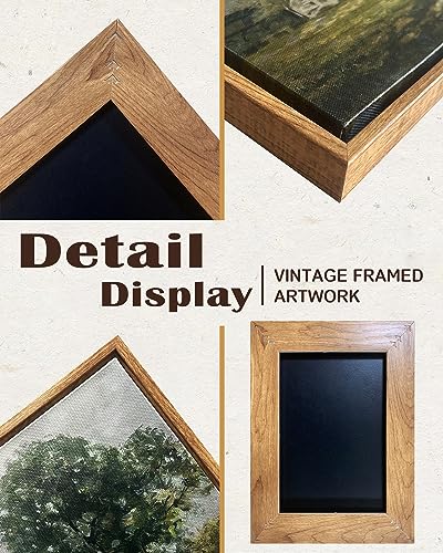 image for SHENIFY 𝗙𝗿𝗮𝗺𝗲𝗱 Canvas Wall Art Vintage Classical Oil