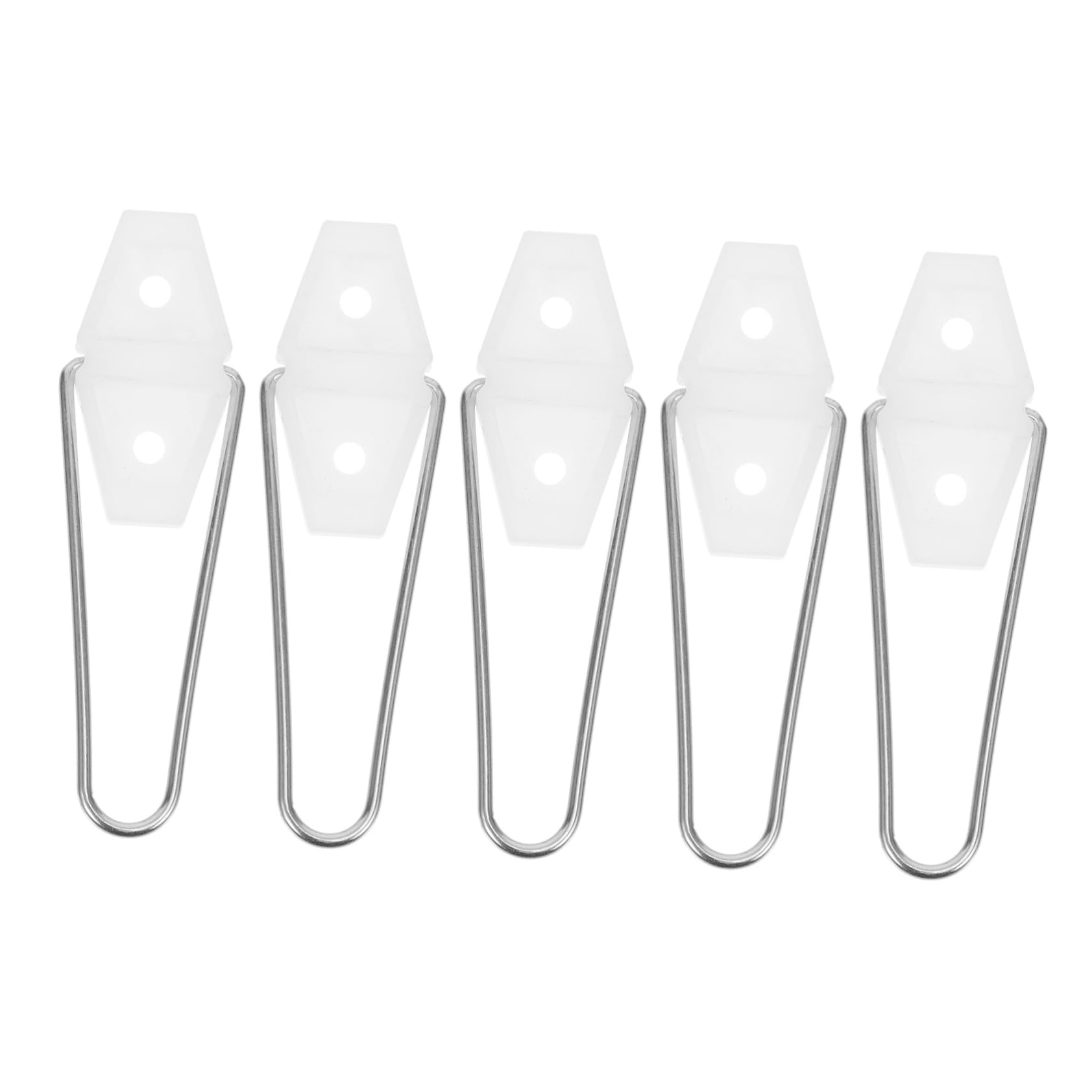 HOMSFOU 5pcs Tabletop Photo Frame Holders Durable Brackets for Art Display Easy to Assemble Picture Stands for Living Room Office More