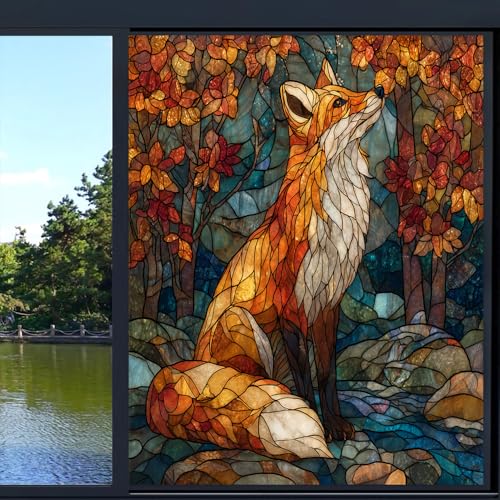 Película adhesiva para ventana de vidrio color Fox miniatura 6