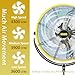 Imagen de HiCFM Ventilador de pedestal inclinable de 20 pulgadas