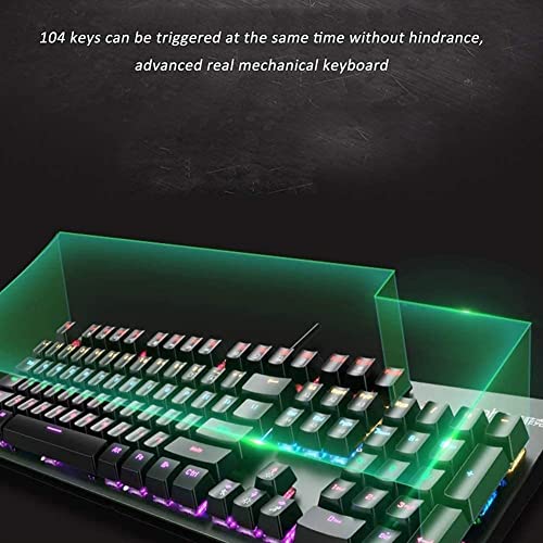Teclado Mecánico Gaming SMSOM Con Cable USB miniatura 5