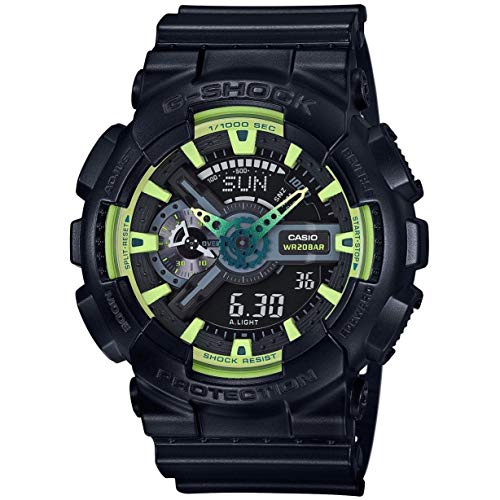 Casio GA110LY-1A Sporty Illumi Series Watches - Black / 1 Size