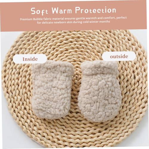 Manoplas de invierno para bebé que evitan manos frías gracias a su forro polar grueso 3