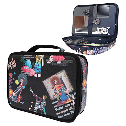 PIXNOR Ferramentas de Cabeleireiro Saco de Salão de Barbeiro Bolsa de Grande Capacidade Ferramenta d