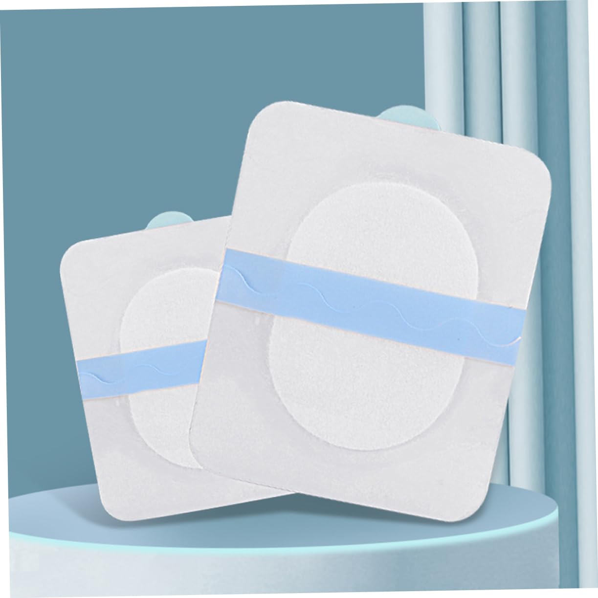 FRCOLOR 8sheets Underarm Sweat Pads for Women Men Non-sweat Armpit Protection Invisible Adhesive Antiperspirant Stickers