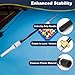 TRTYEF Pool Cue Extension, Billiards Accessories Cue Butt End Extension Extreme Extender Lengthener Equipment for 9 Balls Athlete Professional Enthusiast Lovers (White)