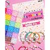 Mio Angle Clay Beads Bracelet Making Kit 24 Colors Flat Preppy Beads for Friendship Jewelry Making Polymer Heishi Beads with Charms Gifts for Teen Girls Crafts for Girls Ages 8-12