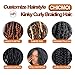 Afro Spring Twist Hair Color 27 Kinky Braiding Hair for Butterfly Locs 16 Inch 3 Packs Marley Twist Braiding Hair #27 Golden Brown Cuban Twist Hair Extension for Black Women