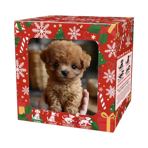 Ai Puppy Robot Roboterhund Mein realistischer Roboterwelpe Interaktives Roboterwelpenspielzeug Haustiergeschenk für Little Live Pets Kinder Erwachsene Realistischer Hund Interaktive Plüschroboterhunde