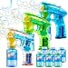 JOYIN 3 Bubble Guns Kit for Bubble Blaster Party Favors, LED Bubble Machine Blaster Party Supplies, Summer Toy, Outdoors Activity, Birthday Gift, Bubble Blower Toy