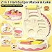 Kaelinda 77 Pcs 4 in 1 Playdough Sets for Kids Age 2-4-8, Dough Accessories Tools Kit, Ice Cream, Noodle Cake Hamburger Maker, Kitchen Playdough Toys Girls Boys, Gifts for 3 4 5 6 Year Old Girls Boys