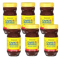 Cafe Bustelo Espresso Style Instant Coffee, 7.05 Ounce, Pack of 6