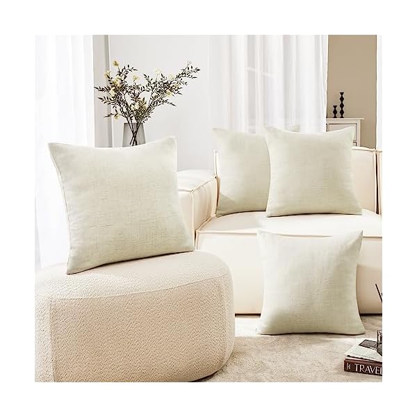   Deconovo-Pillow-Covers-18x18-Throw-Pillow-Cover-Faux-Linen-Decorative-Pillow-Covers-for-Throw-Pillows-Pillow-Cases-Standard-Size-for-Home18-x-18-Inch-Cream-Set-of-4-No-Pillow-Insert