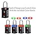 Forge Travel Lock,TSA Approved Luggage Locks for Air Travel, Gym Lockers, School Lockers, Pelican Cases, Gun Case, Easy Read Dials, Durable Alloy Body.