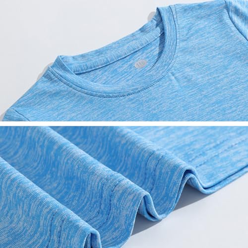 Tilozs Kinder Trainingsanzug Jungen Mädchen Set 2-Teilig Jogginganzug Sommer Schnelltrockend Sportanzug, Rosa, 122-128(Herstellergröße:130)